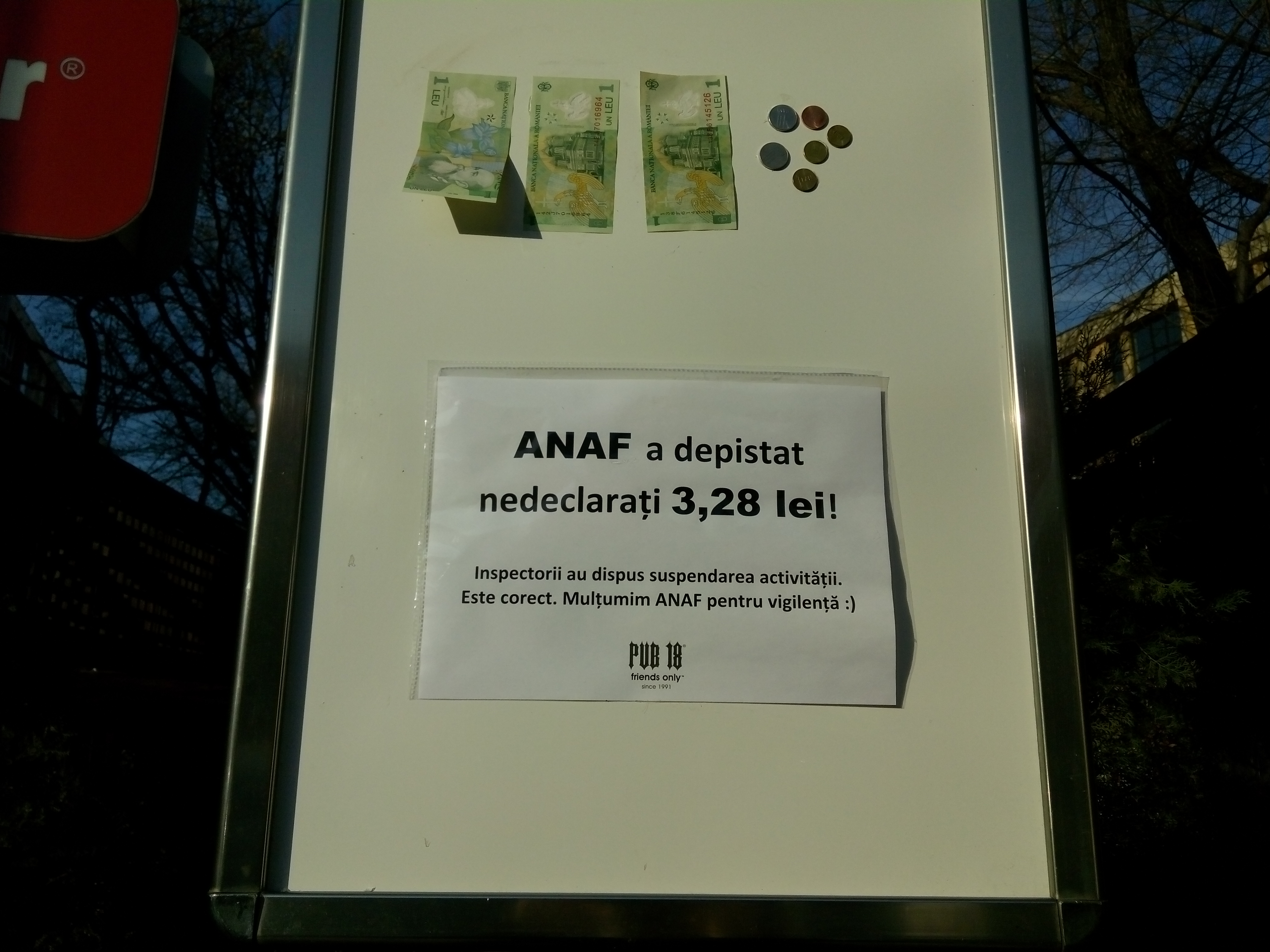 Cum justifica ANAF inchiderea PUB 18 din Complex Regie