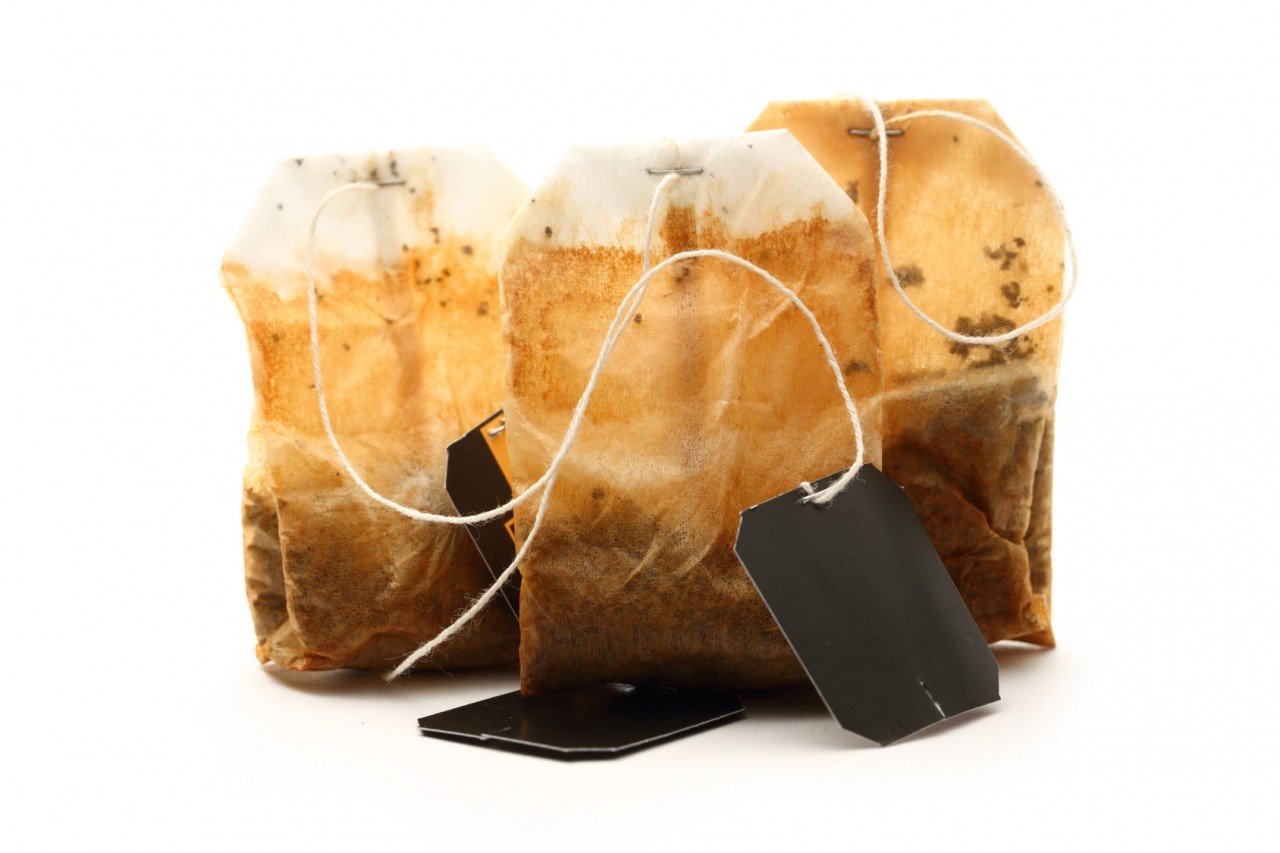 Used tea bag