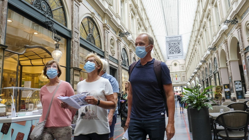 Cetățeni din Belgia trebuie să poarte măști de protecție și pe stradă