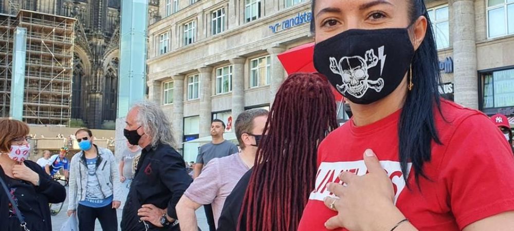 O prostituată româncă a protestat la Berlin