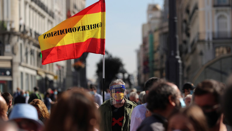 La Madrid, 850.000 de oameni, în carantina