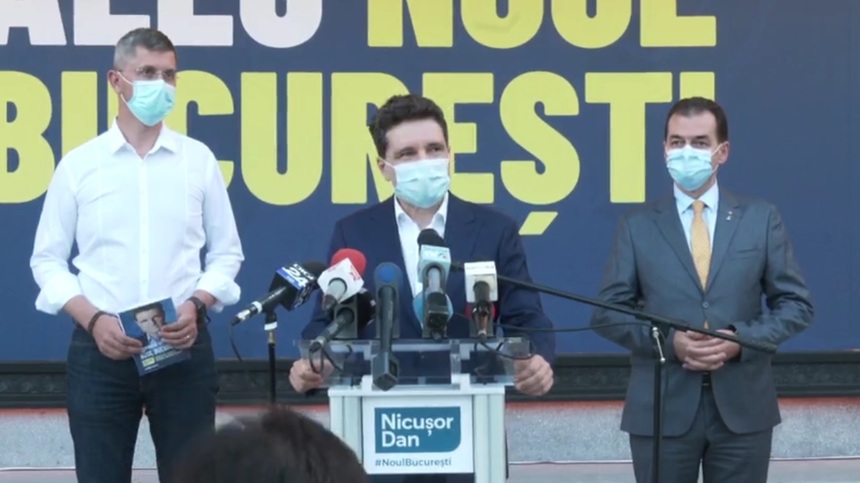 Liderii partidelor de dreapta au semnat susținerea lui Nicusor Dan la Primaria Capitalei