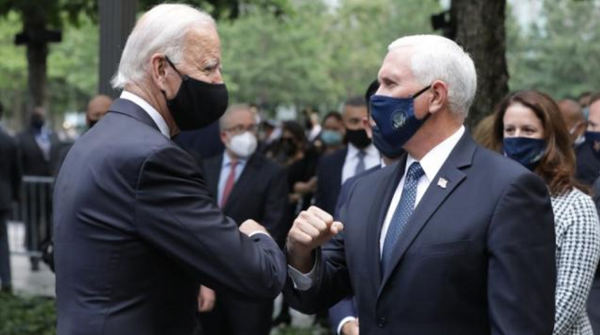 Trump și Biden nu s-au abținut să-și arate rivalitatea nici la ceremoniile