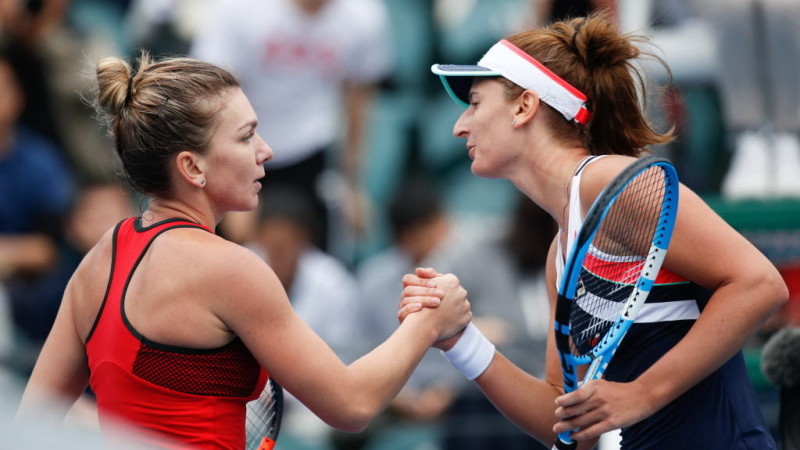 Halep și Begu meciul din Turul