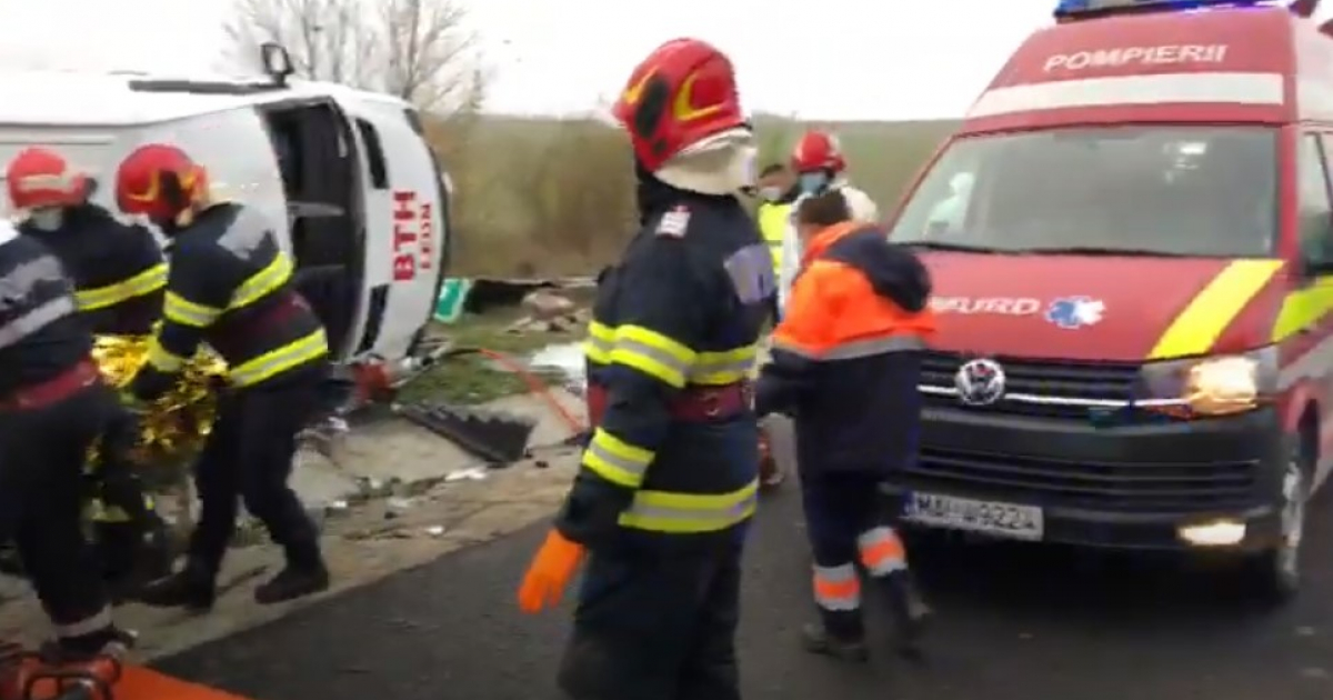 A1, București-Pitești, a fost scena unui accident, teribil, în care au fost implicate 10 mașini