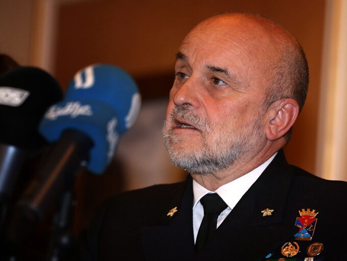 Amiralul italian Luigi Binelli 