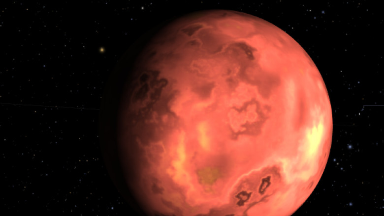 planetă unde plouă cu pietre