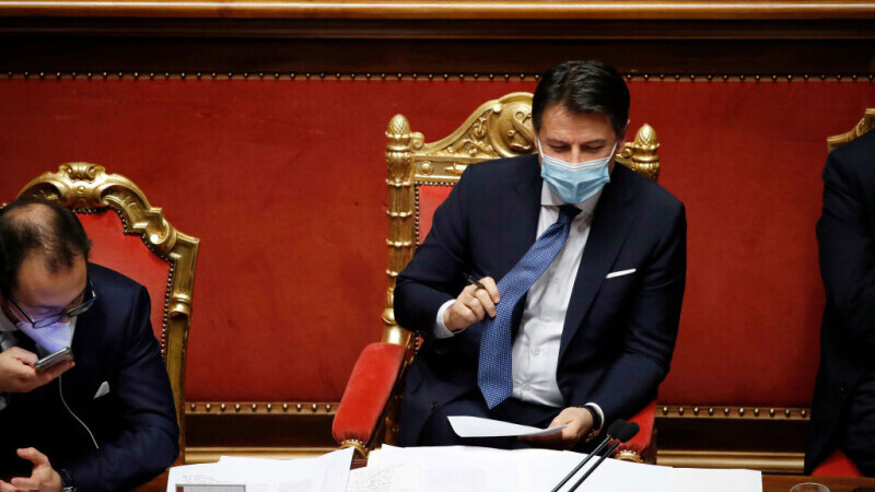 Premierul italiei Giuseppe Conte