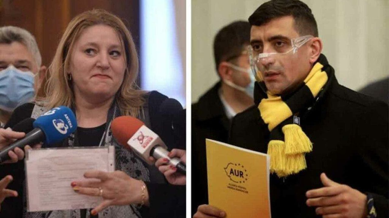 Diana Șoșoacă şi George Simion