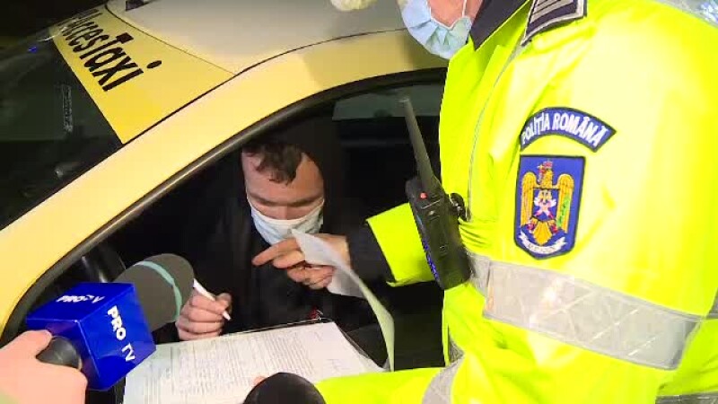 Poliţişti au făcut controale la taximetriști