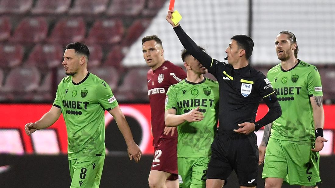 Arbitrul Marcel Bîrsan, la poliție, să reclame că l-au amenințat fanii lui Dinamo