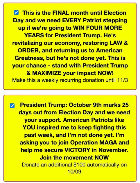 Trump i-a păcălit pe susținătorii săi și i-a determinat să-i doneze... milioane de dolari