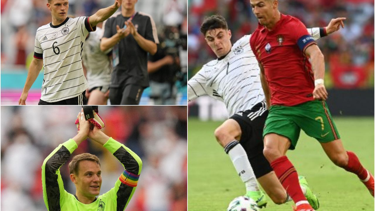 Cristiano Ronaldo pe teren, învinsă cu 4-2 de Germania