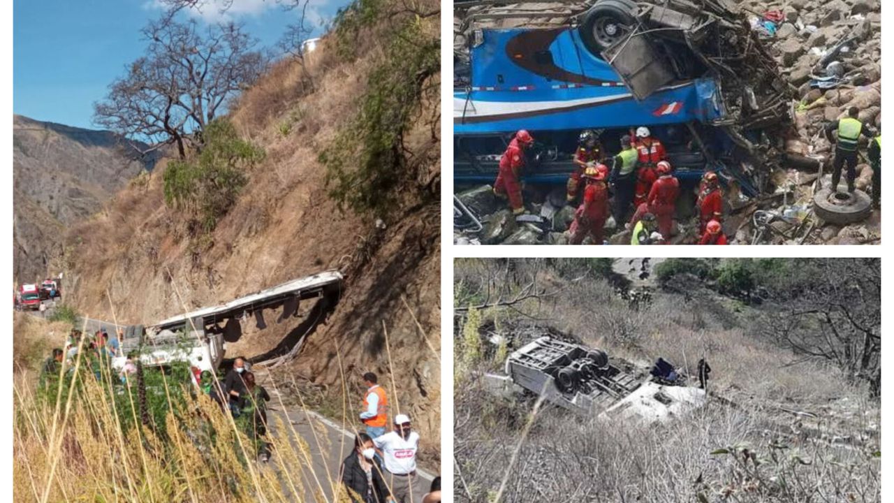 16 persoane au decedat după ce autocarul în care se aflau a cazut în prăpastie
