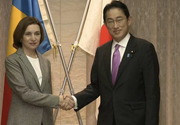 Maia Sandu, intalnire cu premierul Japoniei. Agentia oficiala a Rusiei