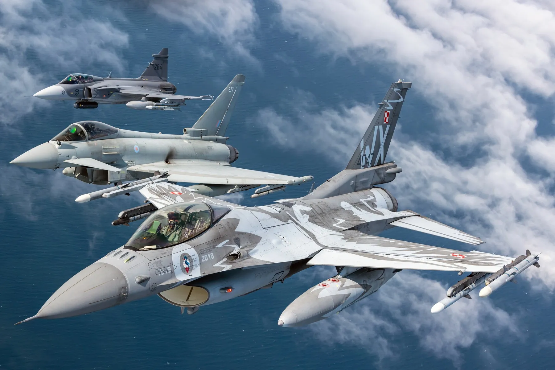 Misiunea Eastern Sentry cu avioane britanice Typhoon după incursiunea dronelor rusești în Polonia