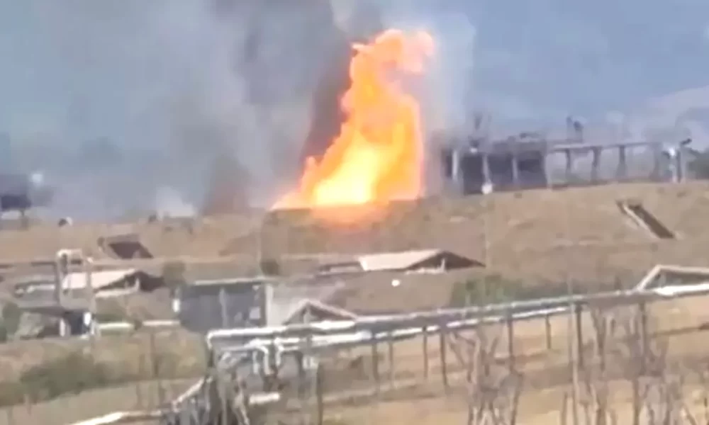 fabrică de muniție de lângă Roma sare în aer. Incendiu masiv