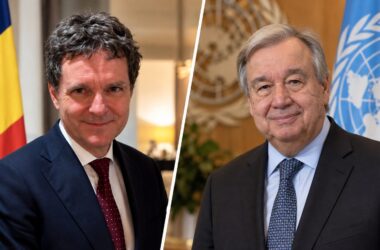 Nicușor Dan s-a întâlnit cu António Guterres la ONU
